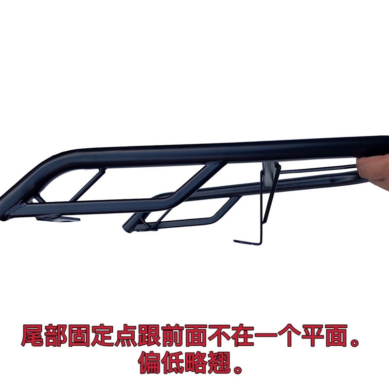 台铃萌苏2023/菲萌优享版电动车尾架尾箱支架外卖货架改装后衣架