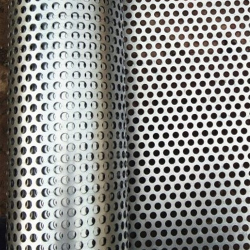 阳台防护网防鼠防护罩过滤散热板铁丝网花盆垫板网镀锌圆孔铁皮网