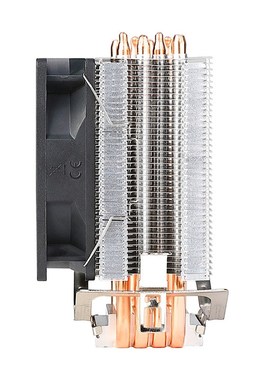 跨境寒霜400塔式cpu散热器 发光4铜管多平台静音电脑兼容cpu风扇