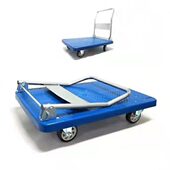 板车拉货车手推车小拖车平板车家用折叠快递静音便携手拉货购物车