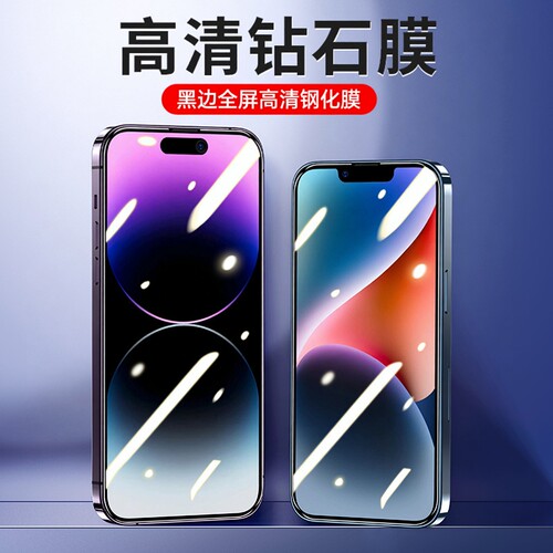 苹果全系列高清防窥钢化膜