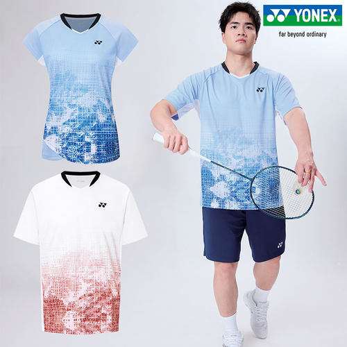 尤尼克斯羽毛球服短袖男女运动