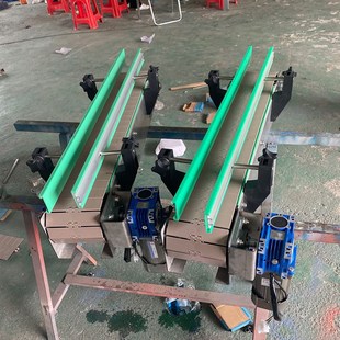 平顶链板线瓶装 线饮料输送机尼龙塑料不锈钢网带吸风耐高温流水线