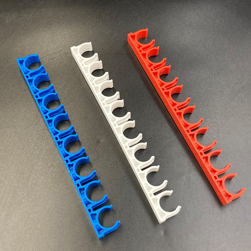 PVC线管卡扣瓦斯枪用16排卡20管卡U型扣式拼卡3分4分红色迫码管夹