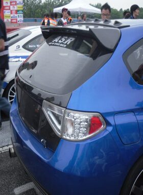 斯巴鲁 WRX STI 翼豹 10代 GRB  尾翼  卧式压尾翼 碳纤维 玻璃钢