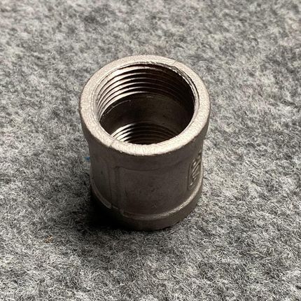 不锈钢内丝直接头304不锈钢丝扣内牙接头内丝接头内螺纹接头4分