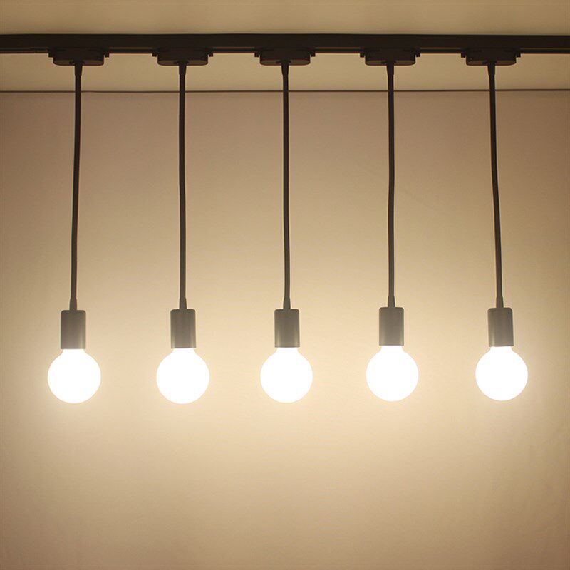 LED软管射灯长杆长臂导轨灯服装店铺橱窗背景墙明装轨道软杆射灯