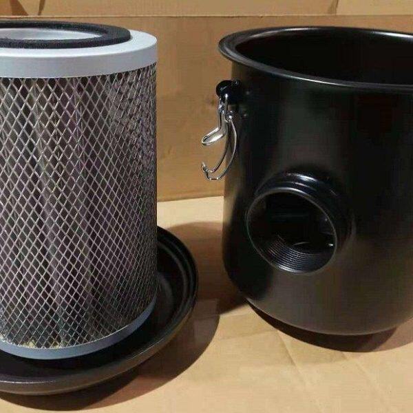 优质风机真空泵气泵 空气不锈钢滤芯灰尘粉尘滤清器 分离器过滤器