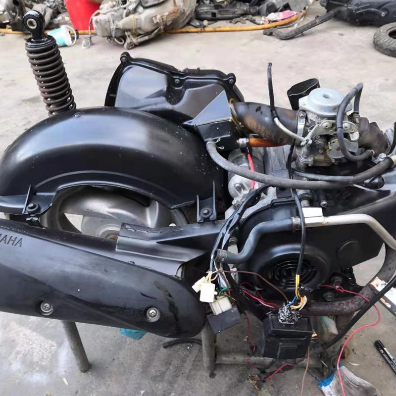 适用于雅马哈迅鹰悦动尚领 丽鹰ZY125T发动机 踏板摩托车机头二手