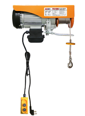 小型电动葫芦220V家用装修吊机无线遥控PA200-1000kg微型电动葫芦