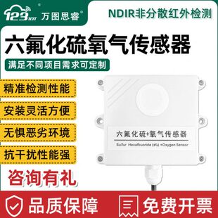 六氟化硫氧气传感器气体泄漏报警器配电室变电站浓度检测仪SF601