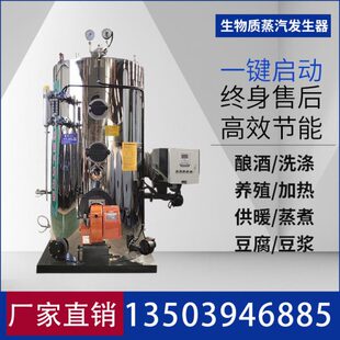 节能锅炉 生物质燃气两用500kg700公斤1吨生物质颗粒蒸汽发生器