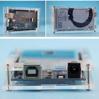 MEGA2560 R3外壳 固定架 亚克力外壳 透明 黑色