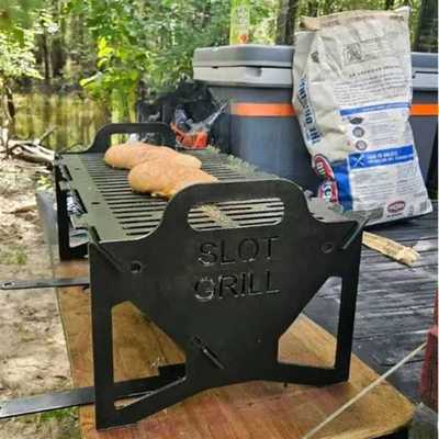 Collapsible BBQ Grill for Easy Storage Steel可折叠烧烤架