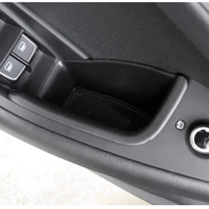 适用奥迪A6/S6/A7/S7/A8L/S8改装车门把拉手储物置物盒手机收纳盒