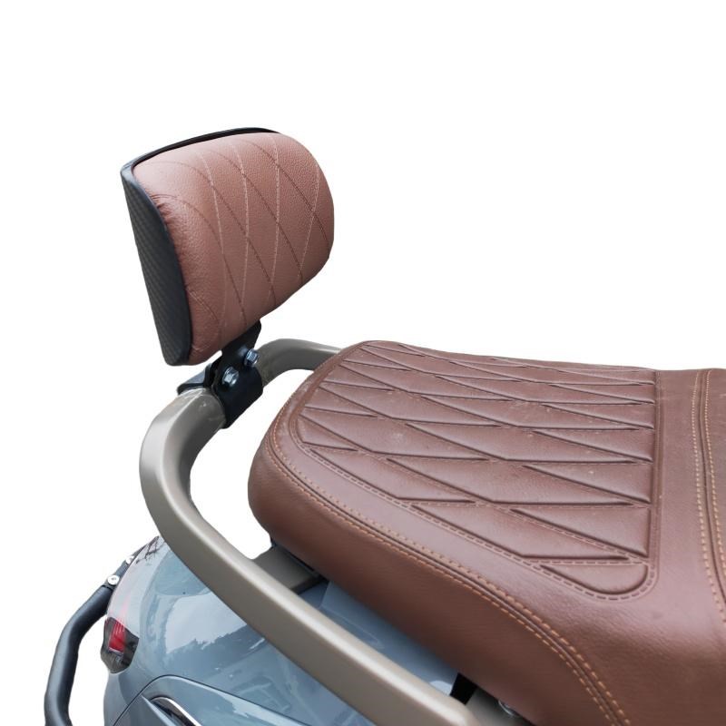 适用于铃木踏板摩托车US125T后靠背后排靠垫改装后座腰靠尾翼配件