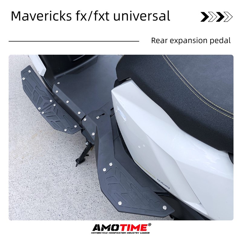 适用小牛电动FX 风速 FXT改装后拓展脚踏后座脚踏板升级加宽配件