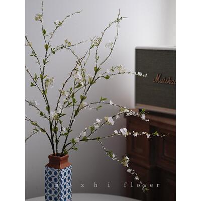 采购产品雪柳人造花，客厅装饰，可访问的豪华优雅的丝绸花，客厅