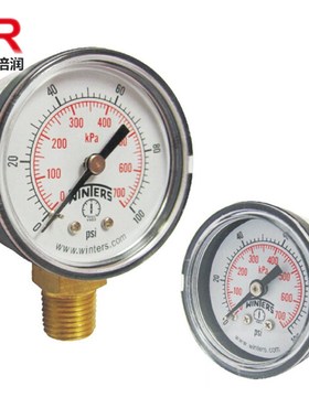 倍润加拿大WINTERS  PEP系列塑料外壳压力表暖通行业应用