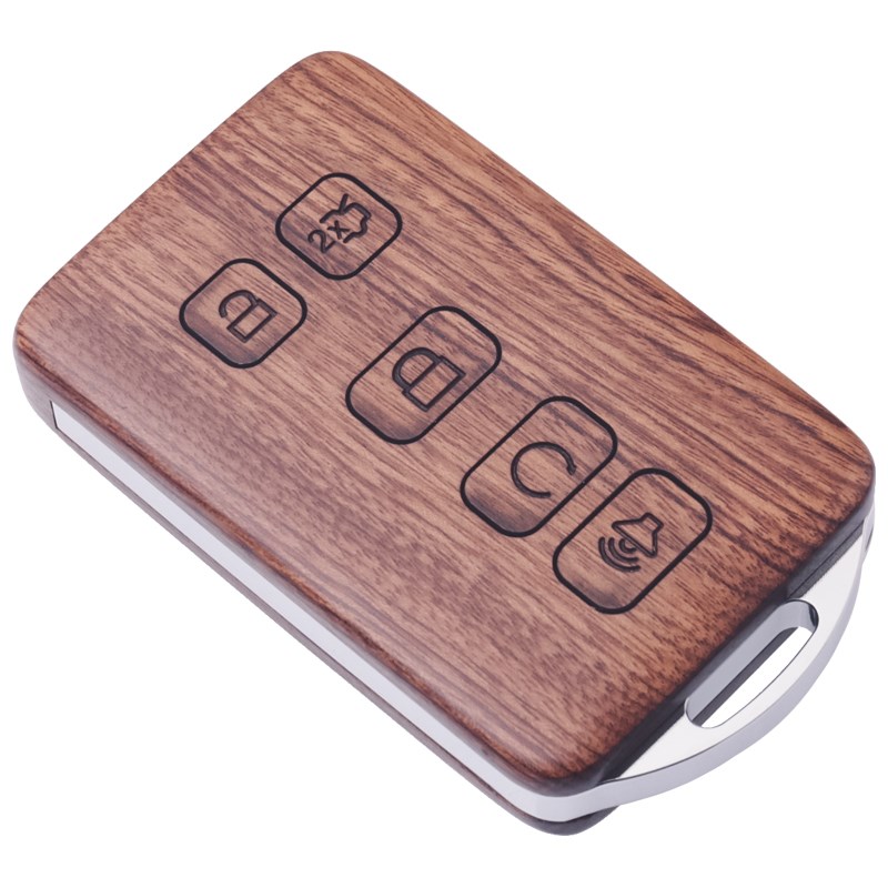 适用于别克汽车钥匙套昂科威微蓝君越威朗改装实木雕钥匙壳非包扣