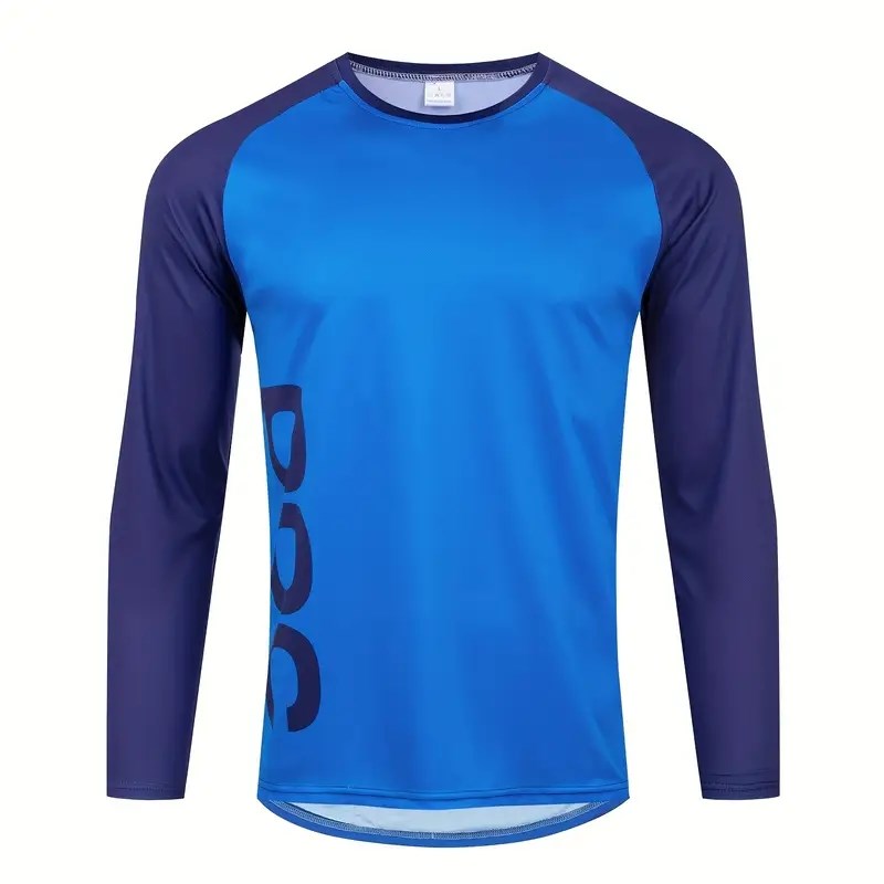 POC长袖越野摩托骑行服速降服T恤山地自行车速干户外骑行装备上衣