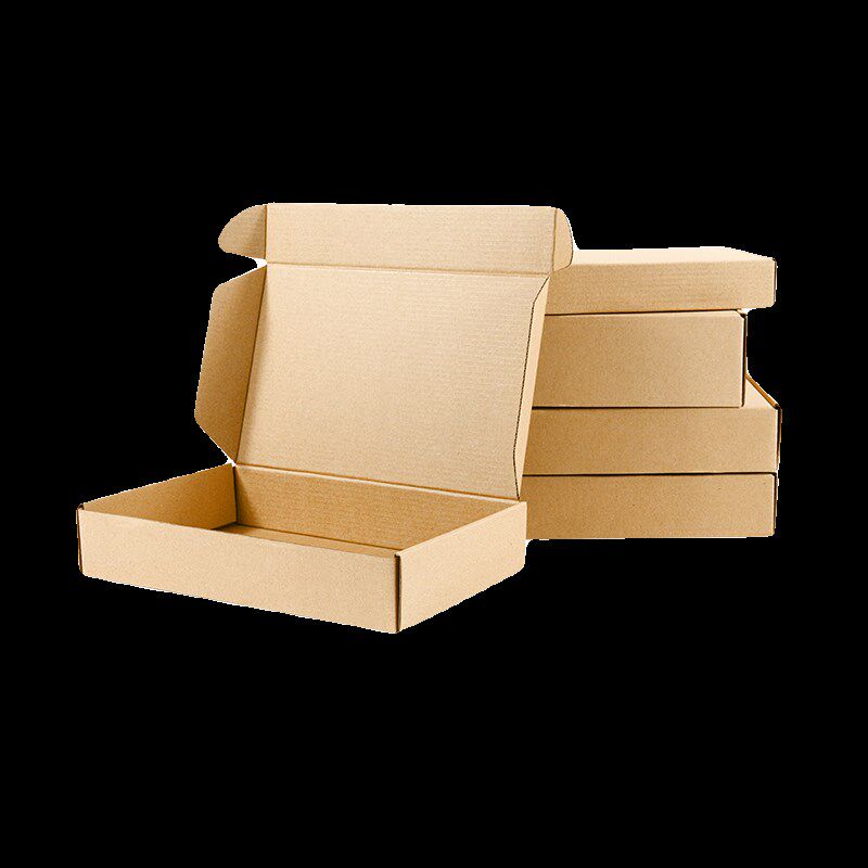 印刷小批量定制特硬牛卡服装文胸香烟扁平飞机盒快递纸箱订做