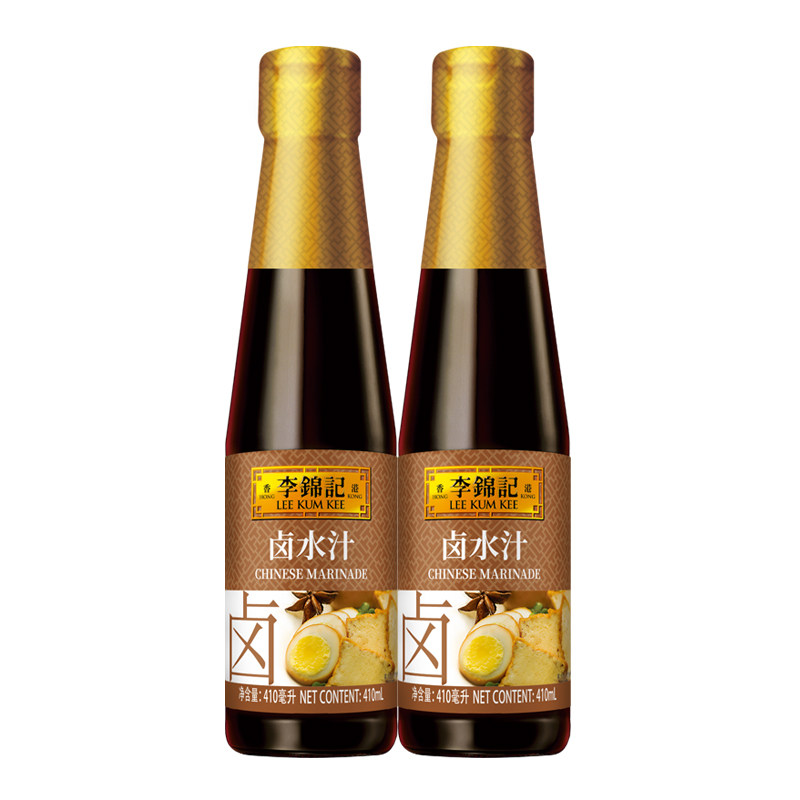 李锦记卤水汁410ml大瓶装秘制卤料家用卤荤菜素五香卤水豆腐鸡翅
