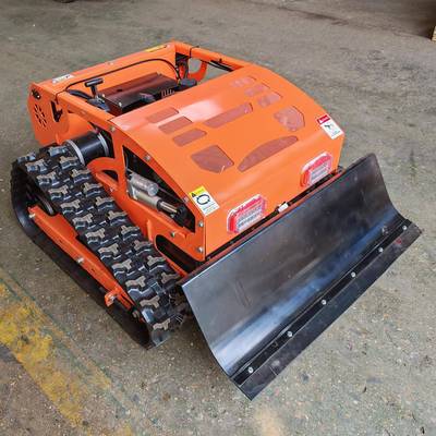 履带遥控智能割草机9马力农林果园自走除草机园林机械割草设备