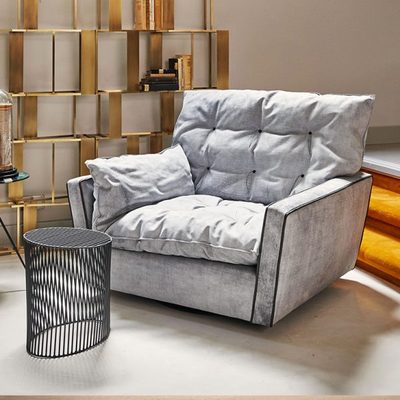 集舍baxter索伦托沙发旋转单人椅意式轻奢现代客厅大平层别墅沙发