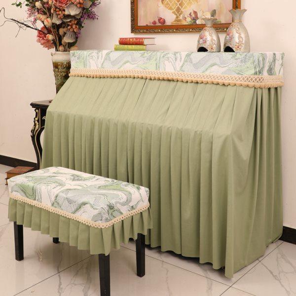 钢琴防尘罩全罩北欧轻奢高档纯色钢琴罩高级感钢琴套盖布巾琴凳罩,居家布艺,钢琴罩,淘宝优惠券,粉丝福利购,淘宝优惠卷