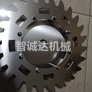 分散盘304不锈钢分散叶轮高速分散搅拌杆油漆涂料分散机盘定制