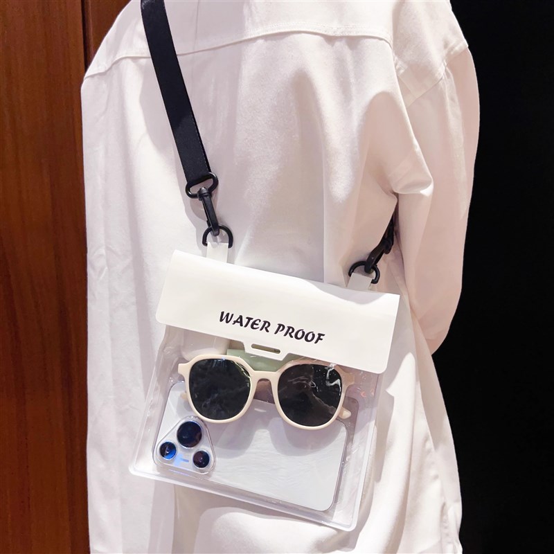 大容量手机防水袋可o触屏游泳潜水漂流温泉海边拍照女斜挎防水套