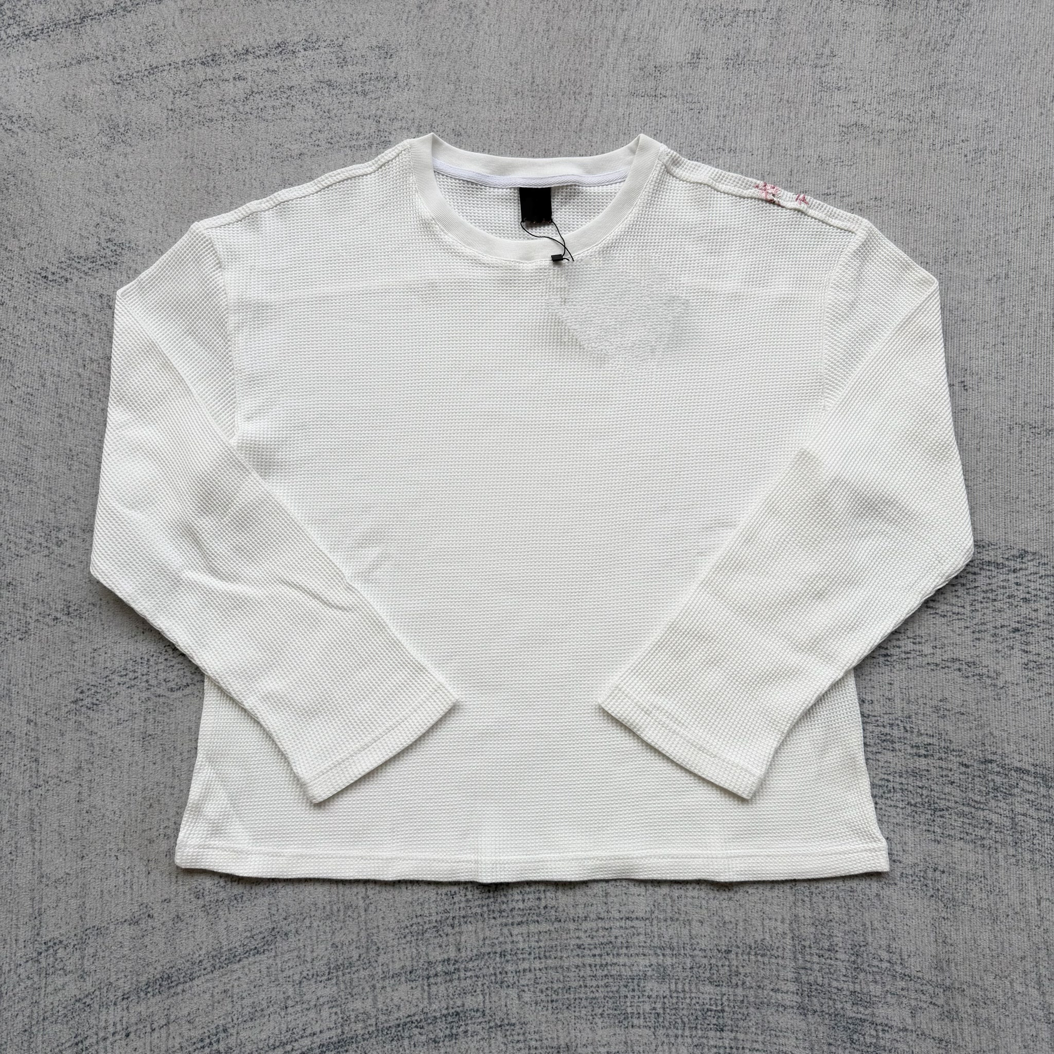 Embroidered Waffle Long Sleeves