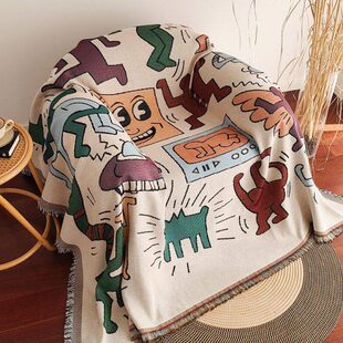 单人沙发布椅子盖布凳子套套罩巾坐垫摇摇椅沙发巾全盖盖毯子躺椅