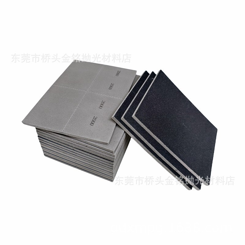 加硬EVA海绵砂纸金属手r机塑胶汽车抛光砂纸黑砂海绵沙纸打磨1分4