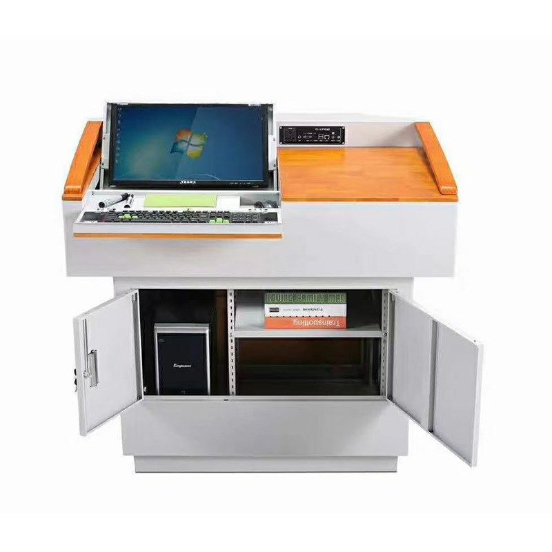 钢制木面商业电教中控讲桌多x功能演讲教室教学云桌面多媒体讲台,办公设备/耗材/相关服务,学习平板一体机,淘宝优惠券,粉丝福利购,淘宝优惠卷