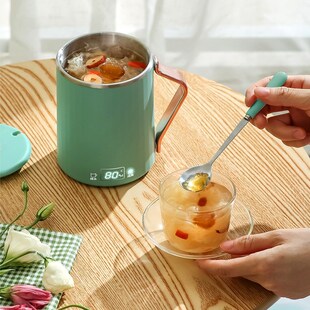 便携养身壶c杯家用办公室电热杯迷你智能杯保温杯旅行加热煲汤盅