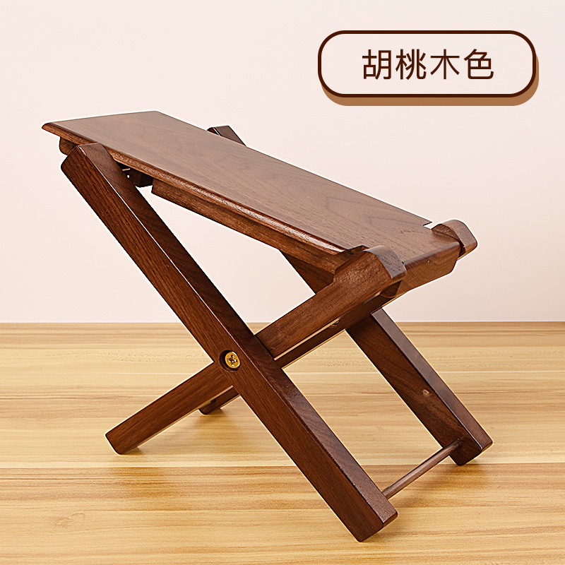 实木吉他脚踏板脚l凳古典脚蹬脚踏踩脚架子脚架折叠可调节脚踩凳