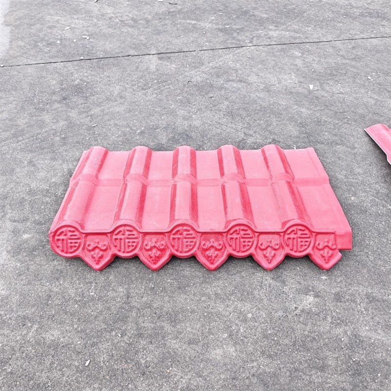 ASA树脂延长滴水檐屋脊中式一体瓦E封檐板加长滴水檐通用仿古屋檐