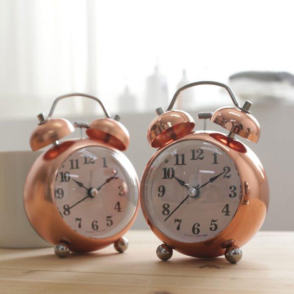 金属闹钟静音夜灯时尚简约学生床头闹钟懒人贪睡小闹钟座钟床头,家居饰品,台钟/闹钟,淘宝优惠券,粉丝福利购,淘宝优惠卷