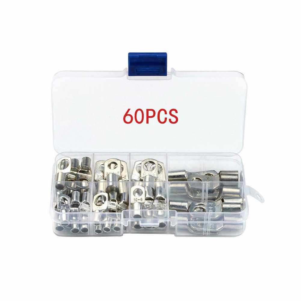 60pcs盒装 SC窥口铜接线端子SC6-25 铜鼻子