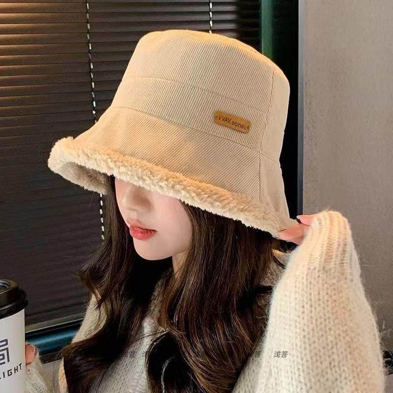 2025新款毛绒加厚保暖渔夫帽