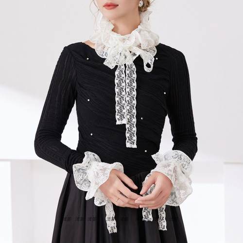 Lolita蕾丝假领假袖配套配饰