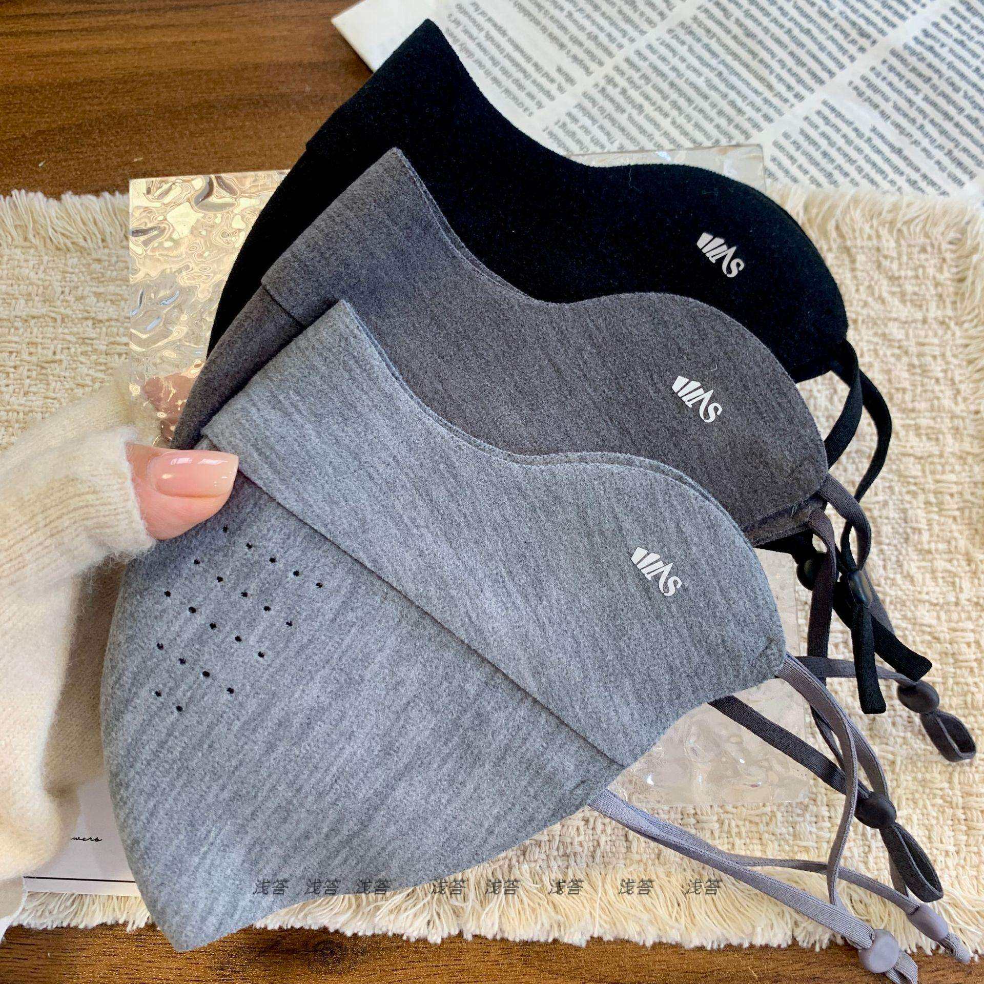 防风防寒高颜值时尚气质防尘遮脸面罩潮秋冬保暖口罩女软骨支撑