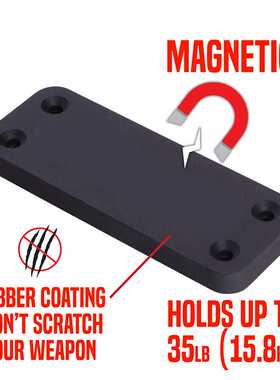 【】Quickdraw黑色枪磁Gun Magnet强磁铁枪座GLOCK支架