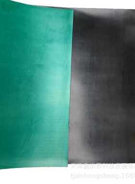 绿色防静电橡胶板台垫抗静电工作绝缘工业绝缘安全防滑