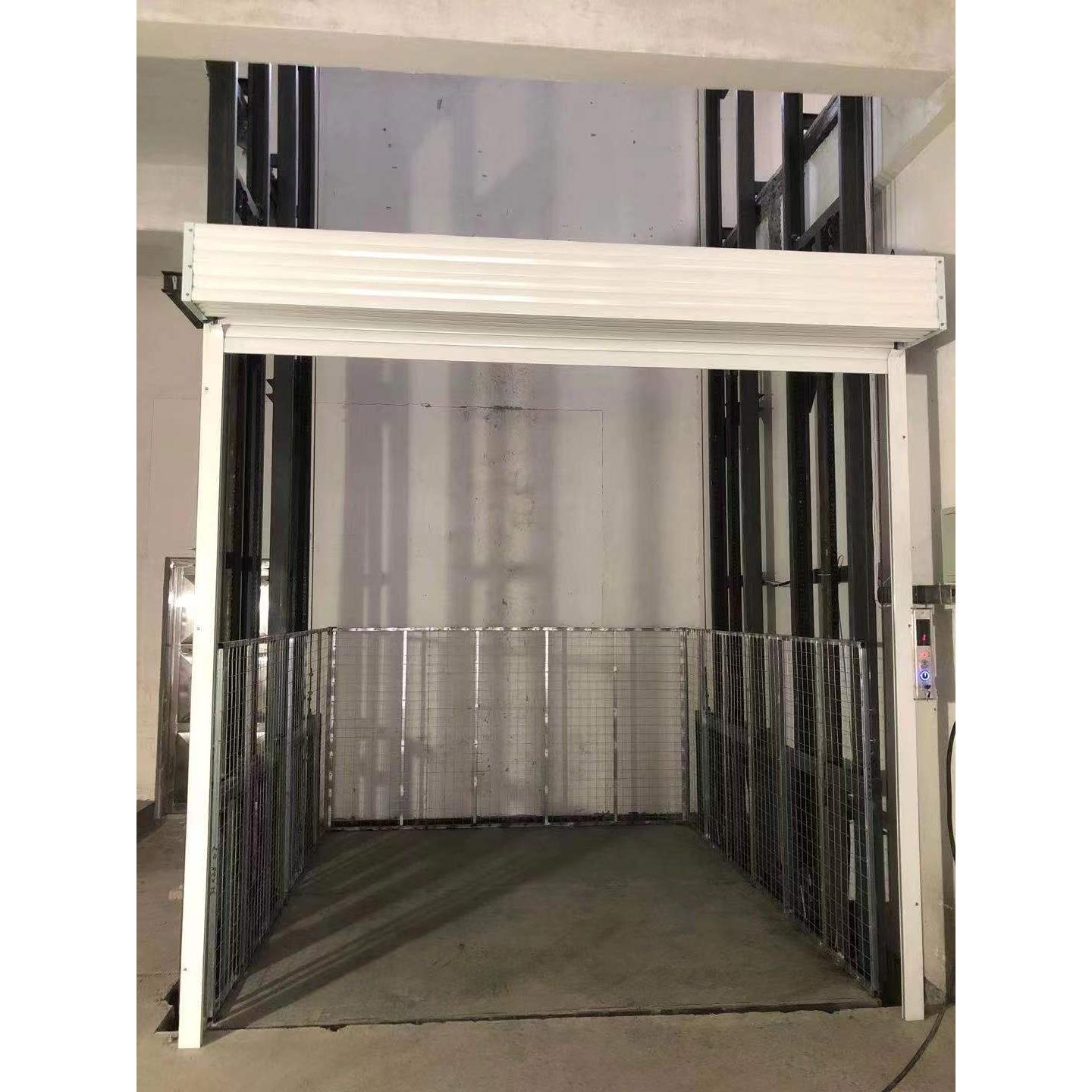 欣赏梯升降机液压升降平台工厂货梯小型仓库货梯导轨家用简易货梯