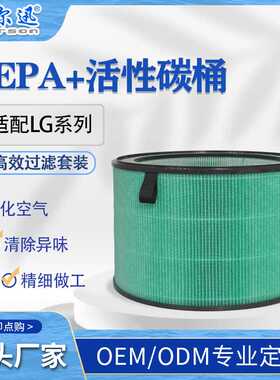 适用LG家用空气净化器AAFTDT101滤芯配件高效HEPA防尘空气过滤网