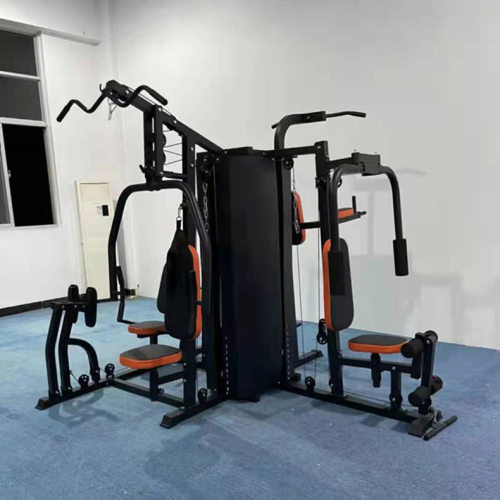 五人站综合训练器力量型训练器组合健身器材室内健身房组合训练架