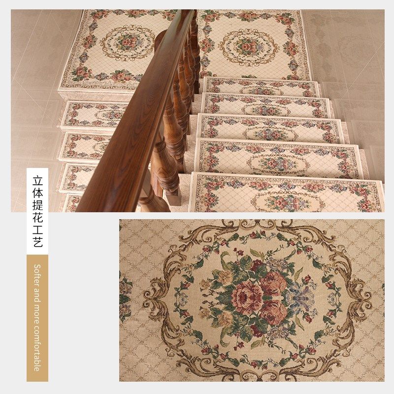 【专业定制】别墅高端臻品楼梯地垫红色结婚用Q楼梯踏步垫免胶自,居家布艺,楼梯垫,淘宝优惠券,粉丝福利购,淘宝优惠卷